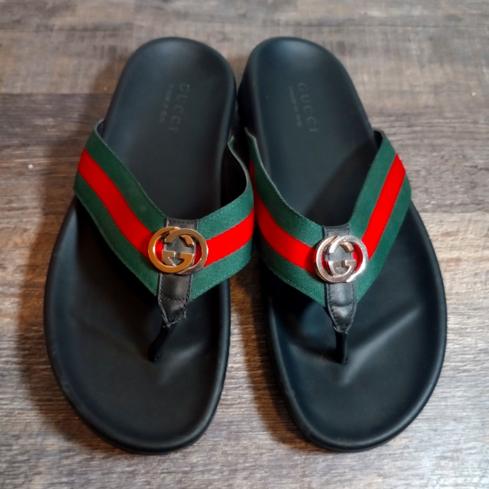 Authentic Gucci Slippers Men's Size 10.5